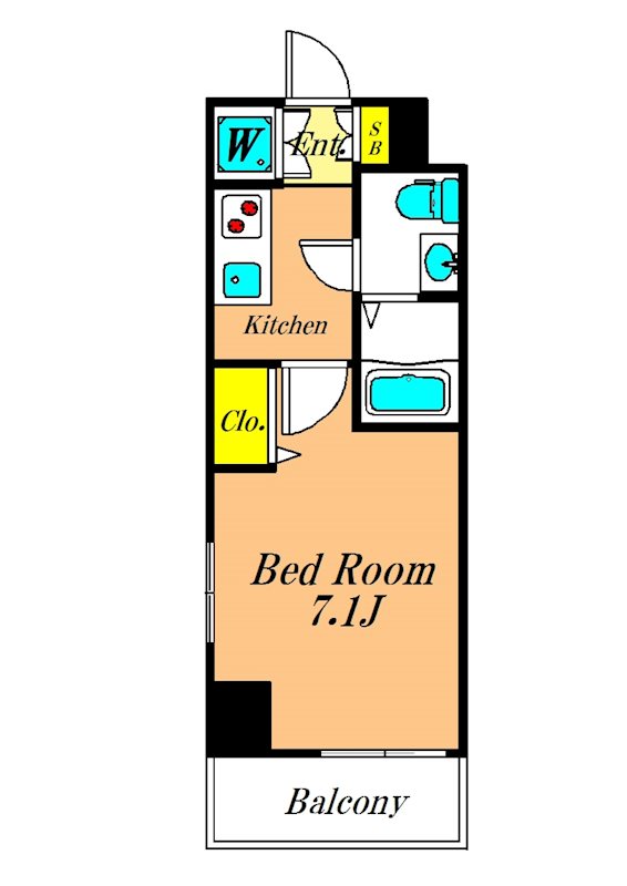 ドゥーエ大森 204号室 間取り