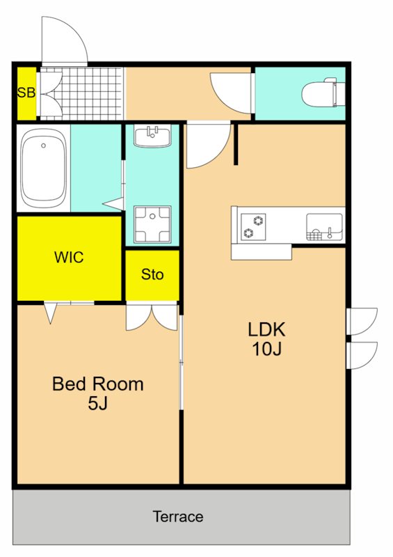 PISO ARCE Shinagawa 207号室 間取り
