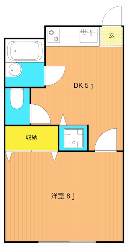 ニューウイング中目黒   109号室 間取り
