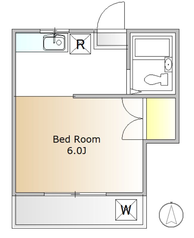 レジデンスN大岡山 102号室 間取り
