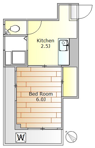 佐藤ビル 202号室 間取り