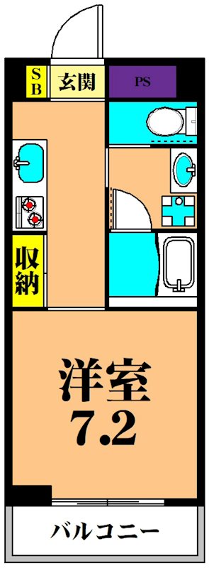 ステラトーショウ 202号室 間取り