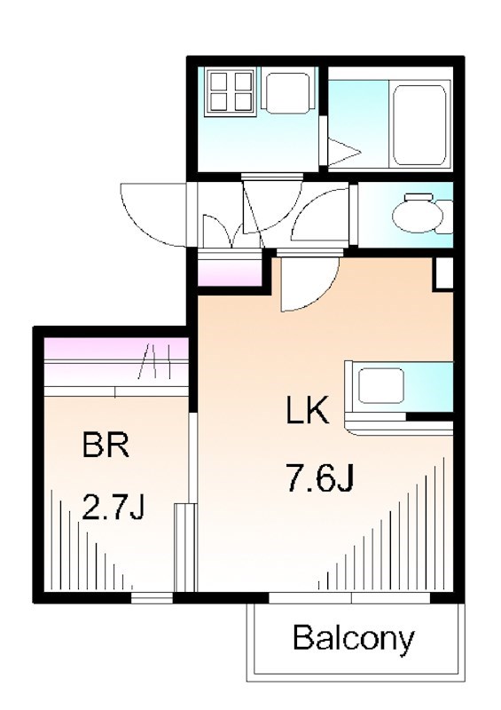 ALLURE日吉  203号室 間取り