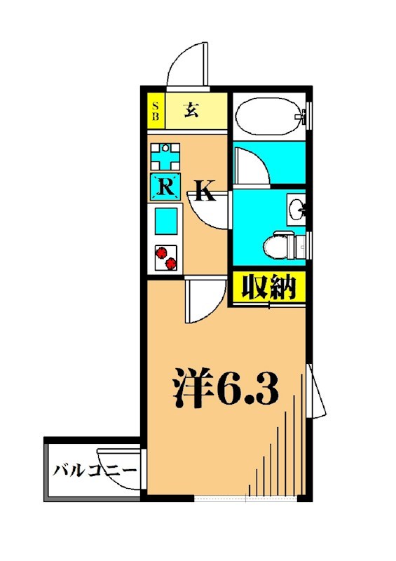 スプレンドーレ奥沢 501号室 間取り