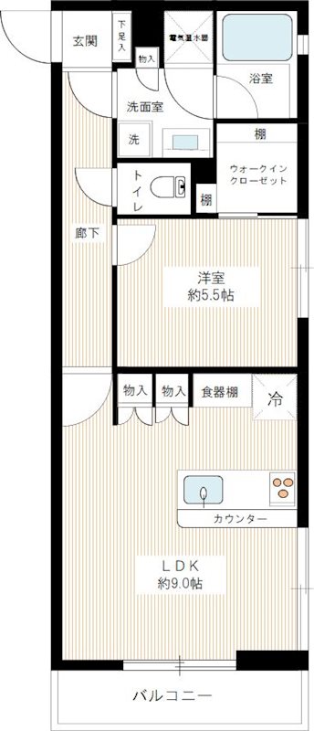 ハーモニーレジデンス大森山王＃００２ 0307号室 間取り