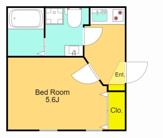 グランヴィル西大井 101号室 間取り