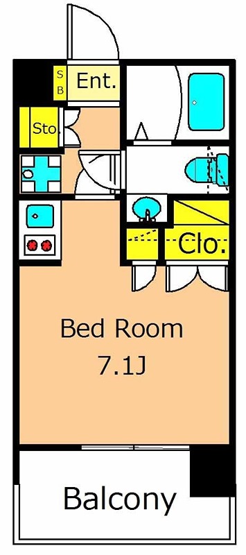 レジディア大森東 702号室 間取り