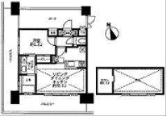 レジディア大森東 1003号室 間取り