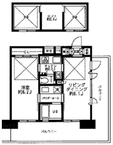 レジディア大森東 1004号室 間取り