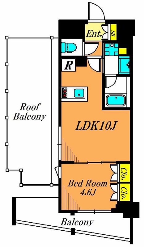 プラネソシエ大森山王 801号室 間取り