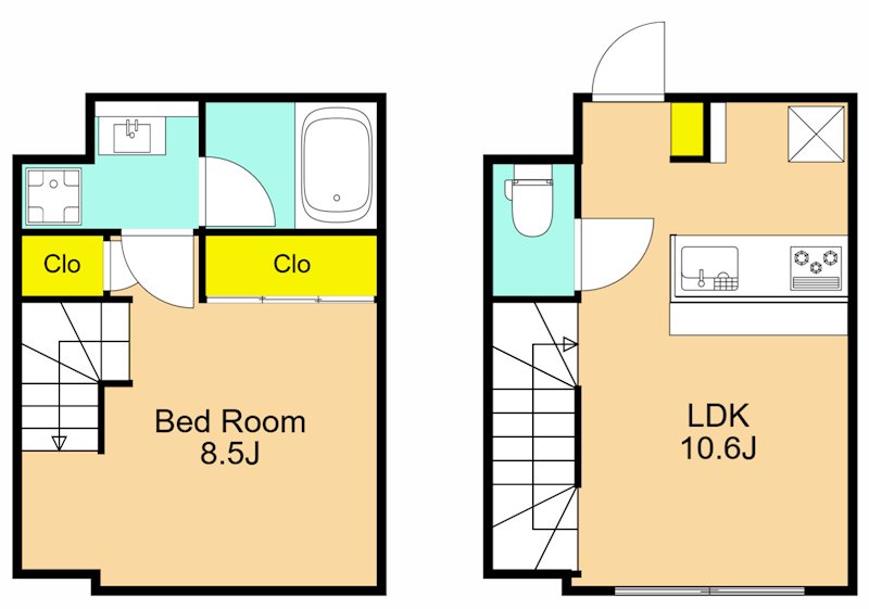 エスタート大井町フォレスト 311号室 間取り
