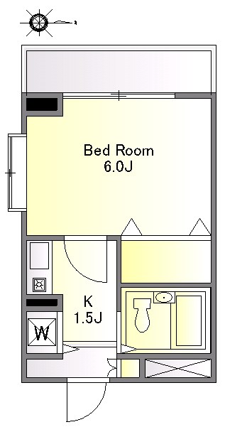 碑文谷壱番館 301号室 間取り