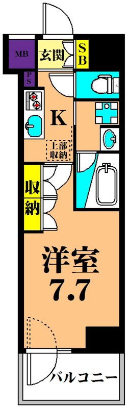 コンフォリア南品川 間取り