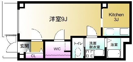 戸山コロネット  101号室 間取り