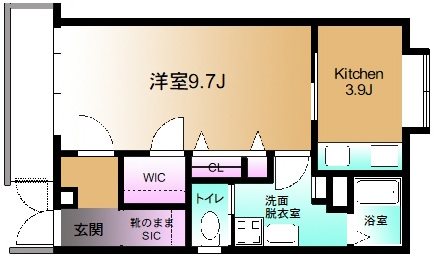 戸山コロネット 102号室 間取り
