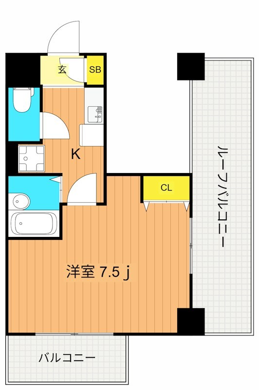 エアリーゼームス坂 312号室 間取り