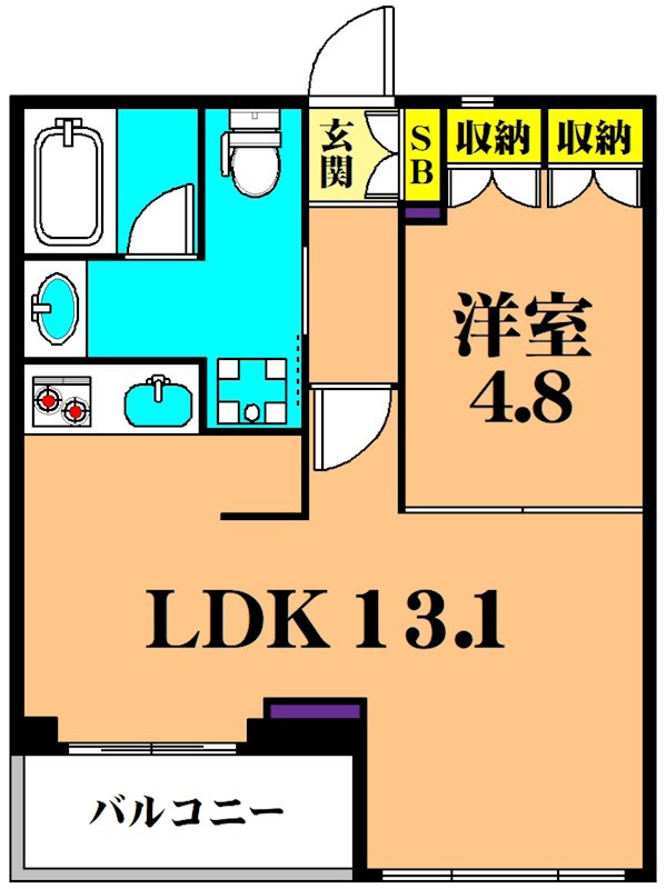 フレンシア玉川田園調布 211号室 間取り