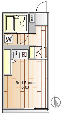 Apt.Anno 201号室 間取り