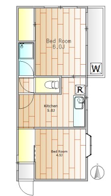パールリコー 101号室 間取り