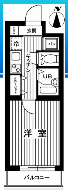 ジュエル雪谷大塚 0204号室 間取り