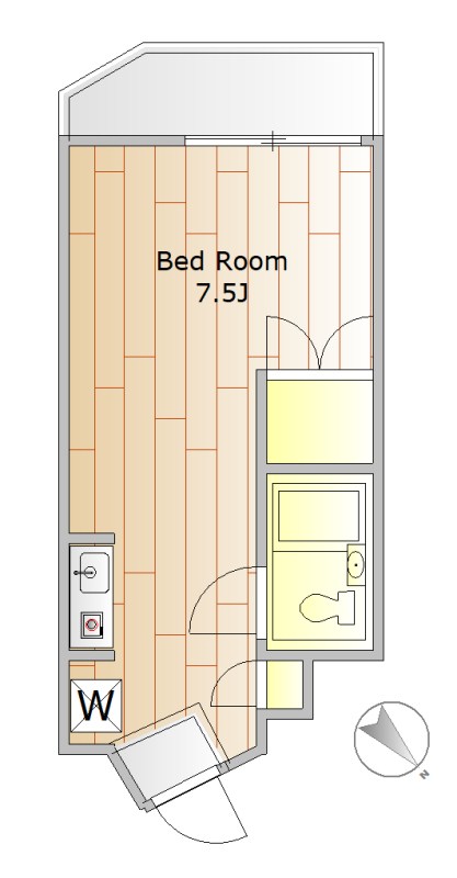 MYハイツ 203号室 間取り