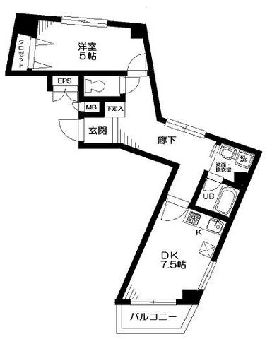 ハーモニーコート 602号室 間取り