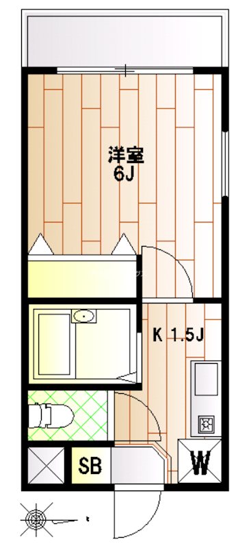 ＶＥＲＴメゾンクレソンⅢ 403号室 間取り