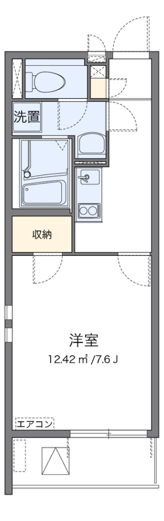 クレイノヒカリ　レジデンス 301号室 間取り