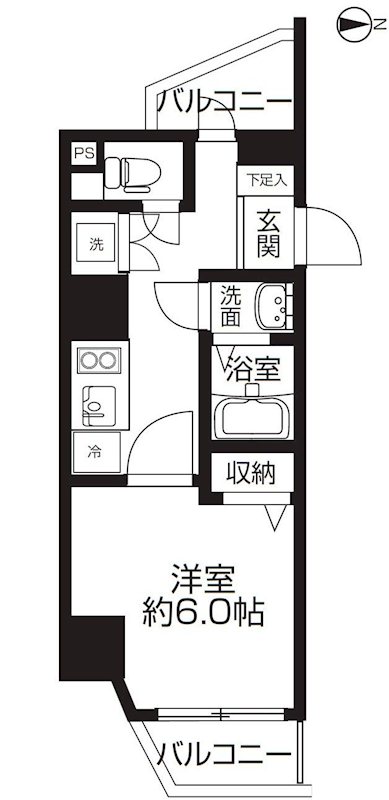 サニークレスト蒲田WEST 902号室 間取り