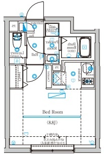 Mind　Kamata 402号室 間取り