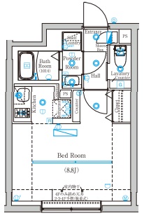 Mind　Kamata 403号室 間取り