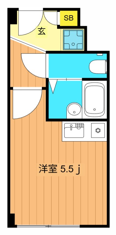 オリエントマンション品川 902号室 間取り