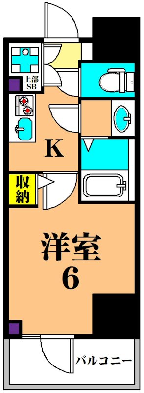 プライマル品川大森海岸 101号室 間取り