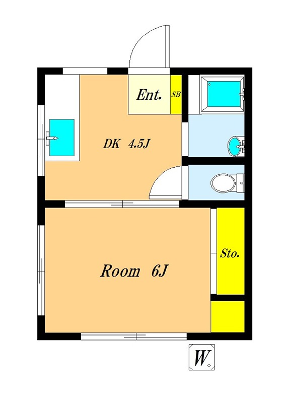 プランタン 103号室 間取り