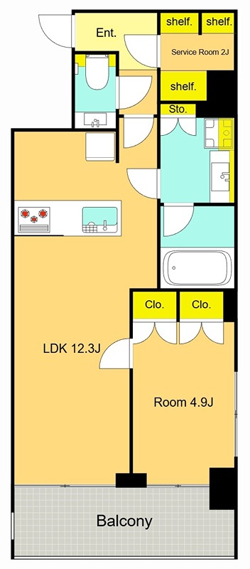 クレヴィスタ大森西 201号室 間取り