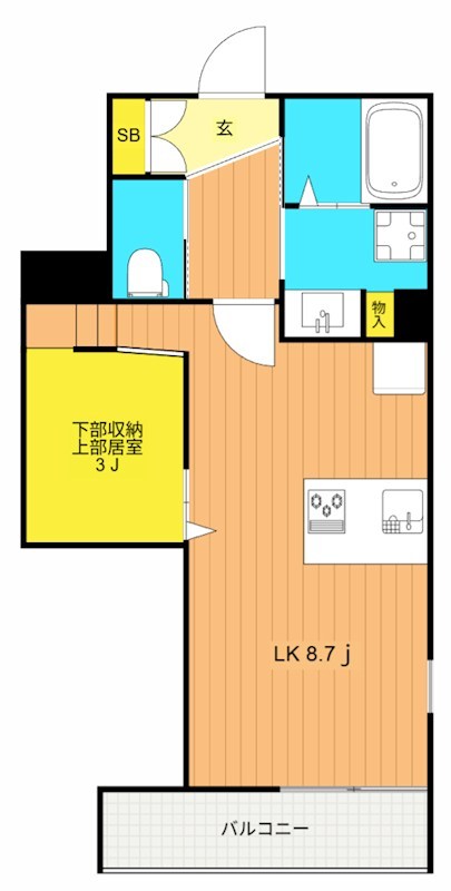 Aphrodite 101号室 間取り