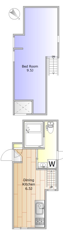 INLET 104号室 間取り