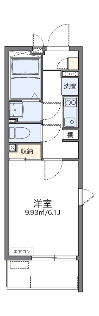 レオネクストノワール久が原 301号室 間取り