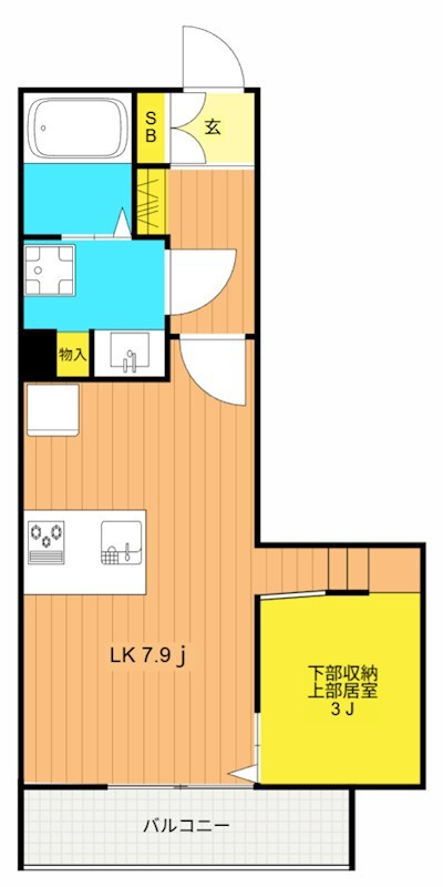 Aphrodite 102号室 間取り
