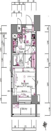ラ・シード品川南大井 304号室 間取り