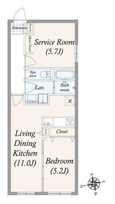 GRAN PASEO大井町 203号室 間取り