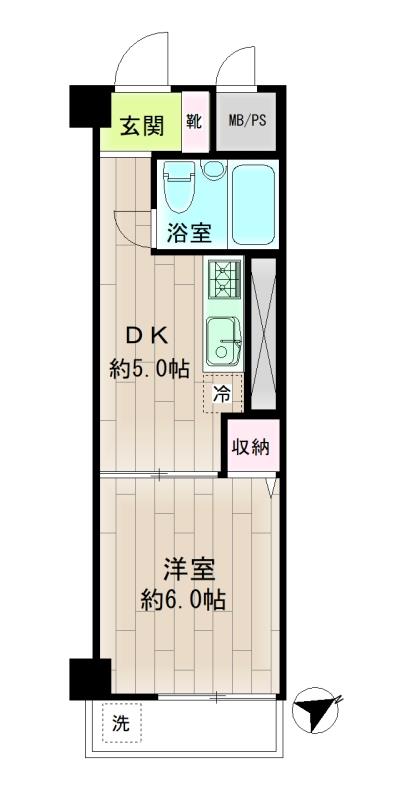 ＮＩＣハイム新丸子 00202号室 間取り