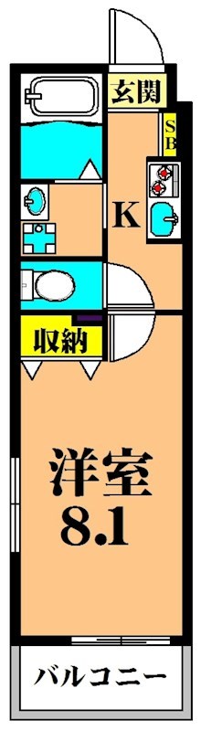 Excellent 201号室 間取り