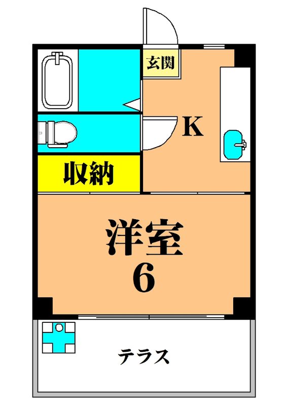WINGARDEN大井 102号室 間取り