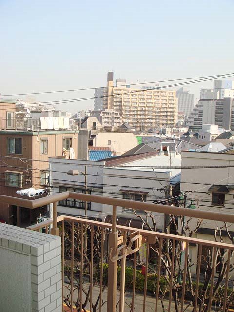 三越ゼームス坂マンション ベランダ