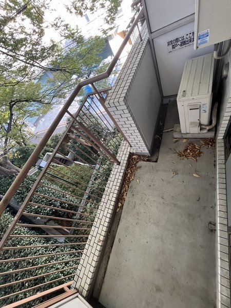 三越ゼームス坂マンション ベランダ