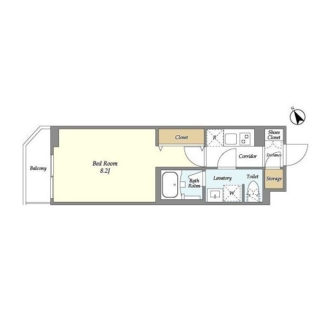 EsTRUTH MAGOME 101号室 間取り