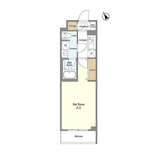 EsTRUTH MAGOME 104号室 間取り