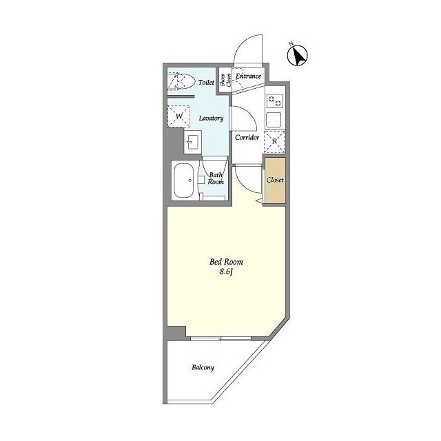 EsTRUTH MAGOME 109号室 間取り