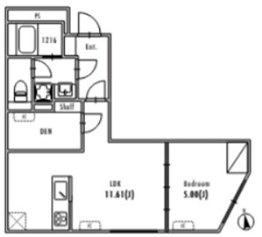 GRAN　PASEO大森Ⅲ 204号室 間取り